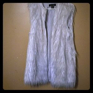Faux fur vest